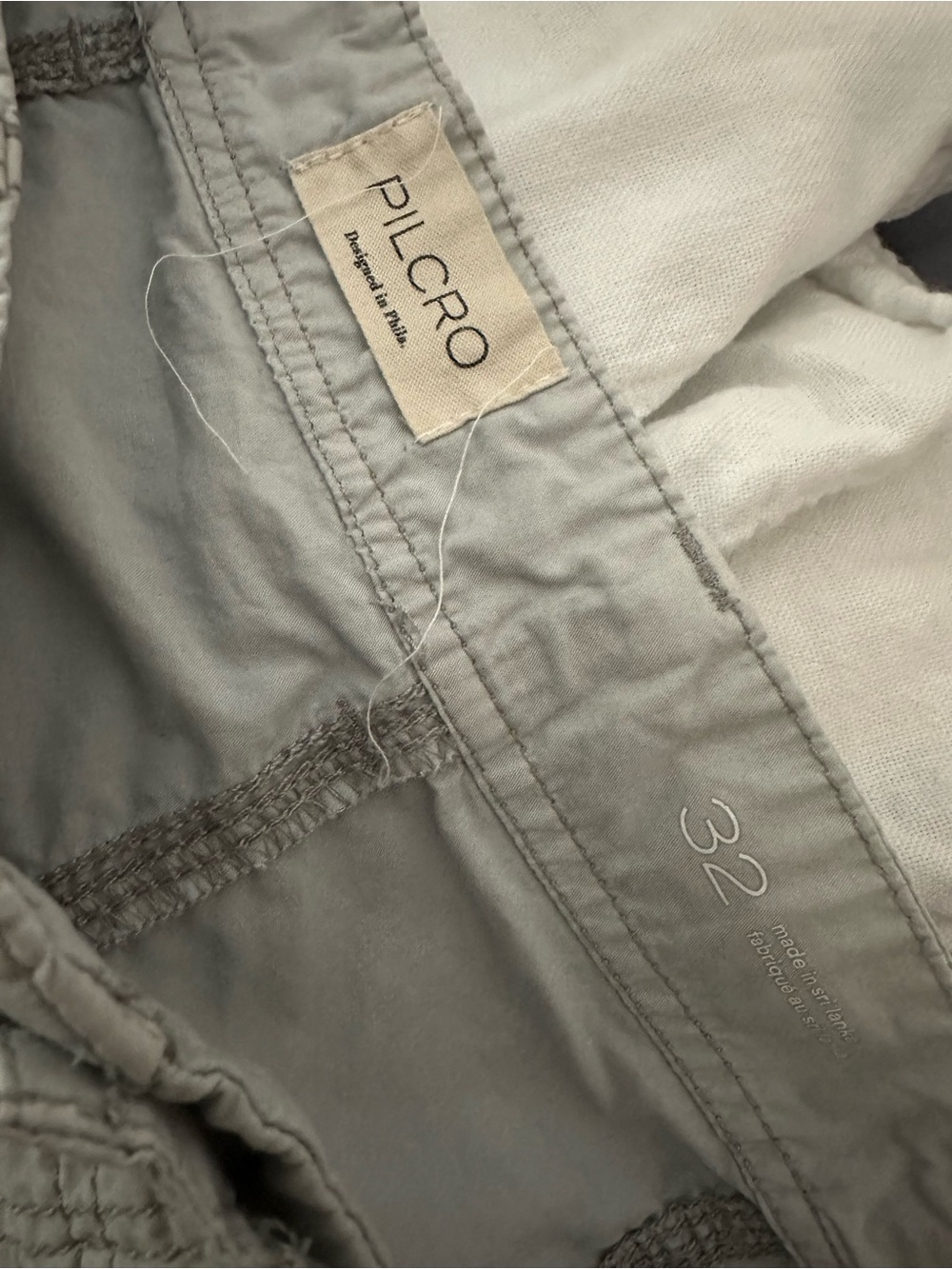 Pilcro • Parachute Curve Barrel Pants in Blue/Gray - Picture 9 of 10
